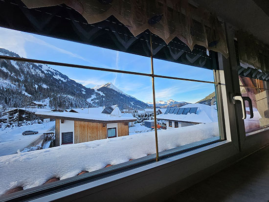 Pension Luttinger Bichlbach Winter Panorama
