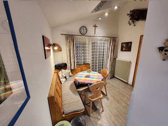 Kitchen Apartment at Pension Luttinger