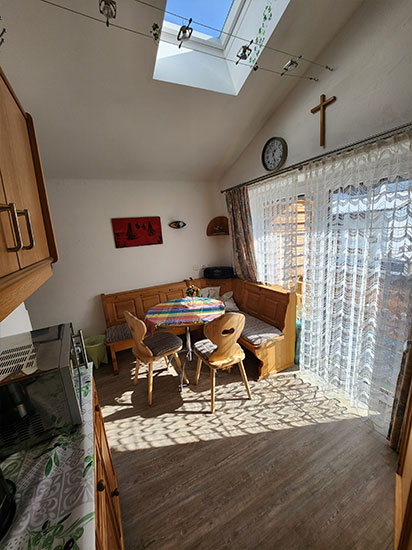 Kitchen Apartment at Pension Luttinger