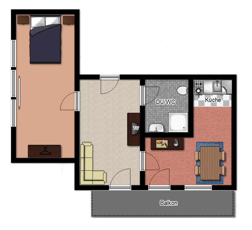 Apartement 4 Floor plan