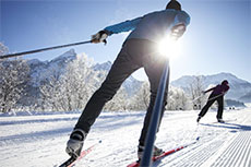 Cross-country skiing Zugspitze